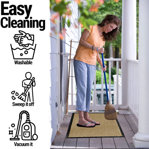 Arran Door Mat - Beige